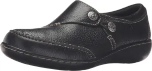 Clarks womens Ashland Lane Q Slip On Loafer, Black, 6.5 US