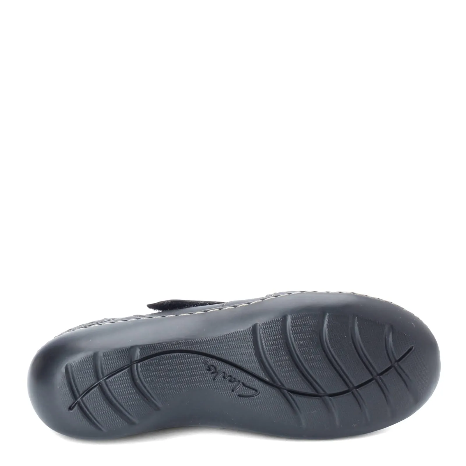 Clarks Women's Ashland Spin Q Slip-On Loafer, Black, 8