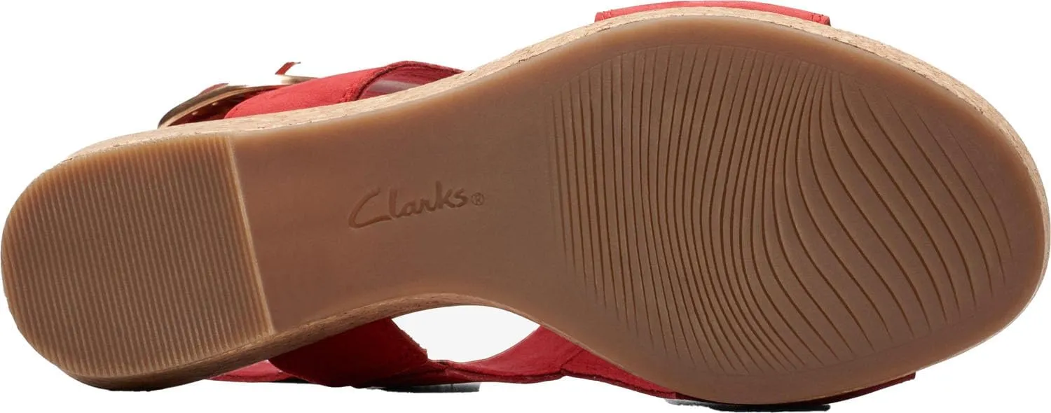 Clarks Women's Giselle Rose Wedge Sandal