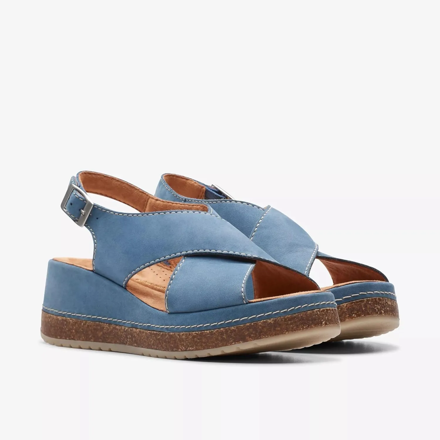 Clarks Women's Kassanda Step Wedge Sandal