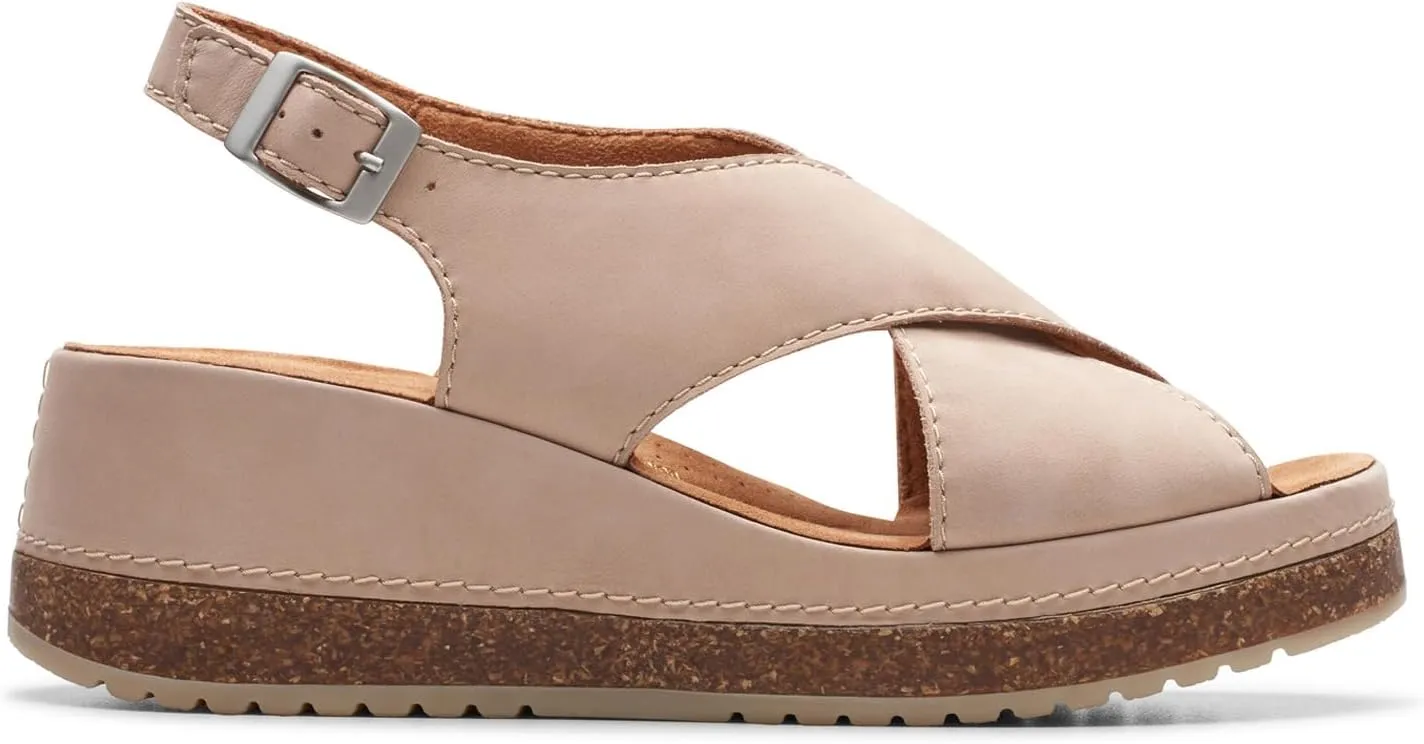 Clarks Women's Kassanda Step Wedge Sandal