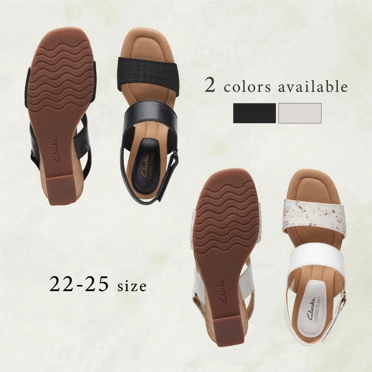 Clarks Women's Kyarra Faye Wedge Sandal
