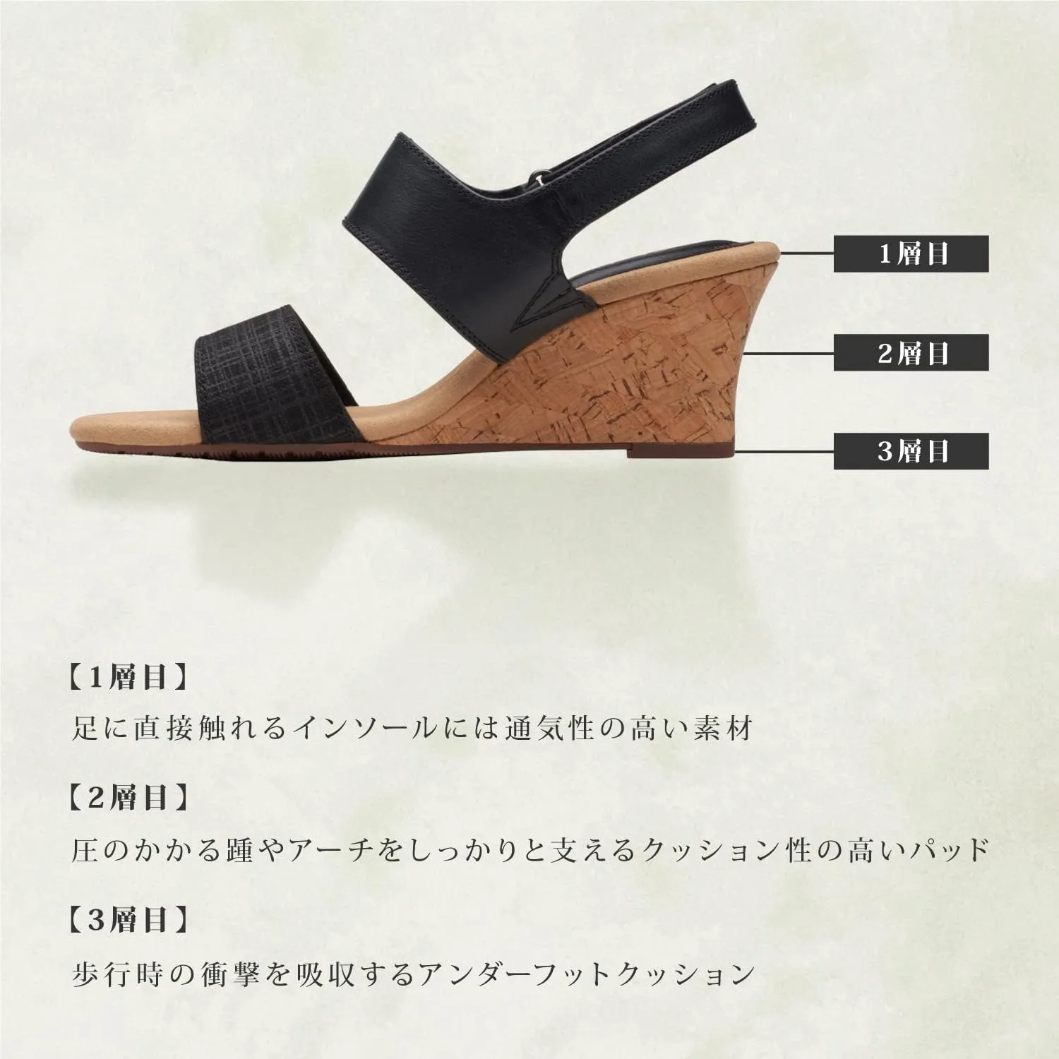 Clarks Women's Kyarra Faye Wedge Sandal