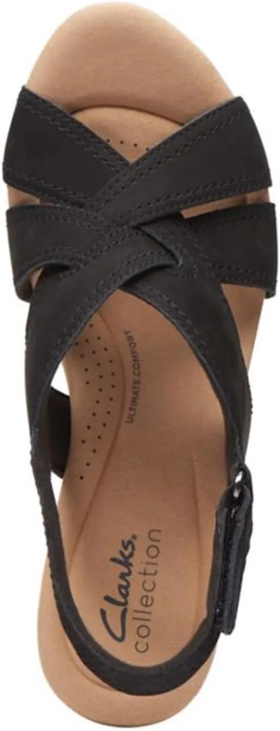 Clarks Women's Rose Way Wedge Sandal