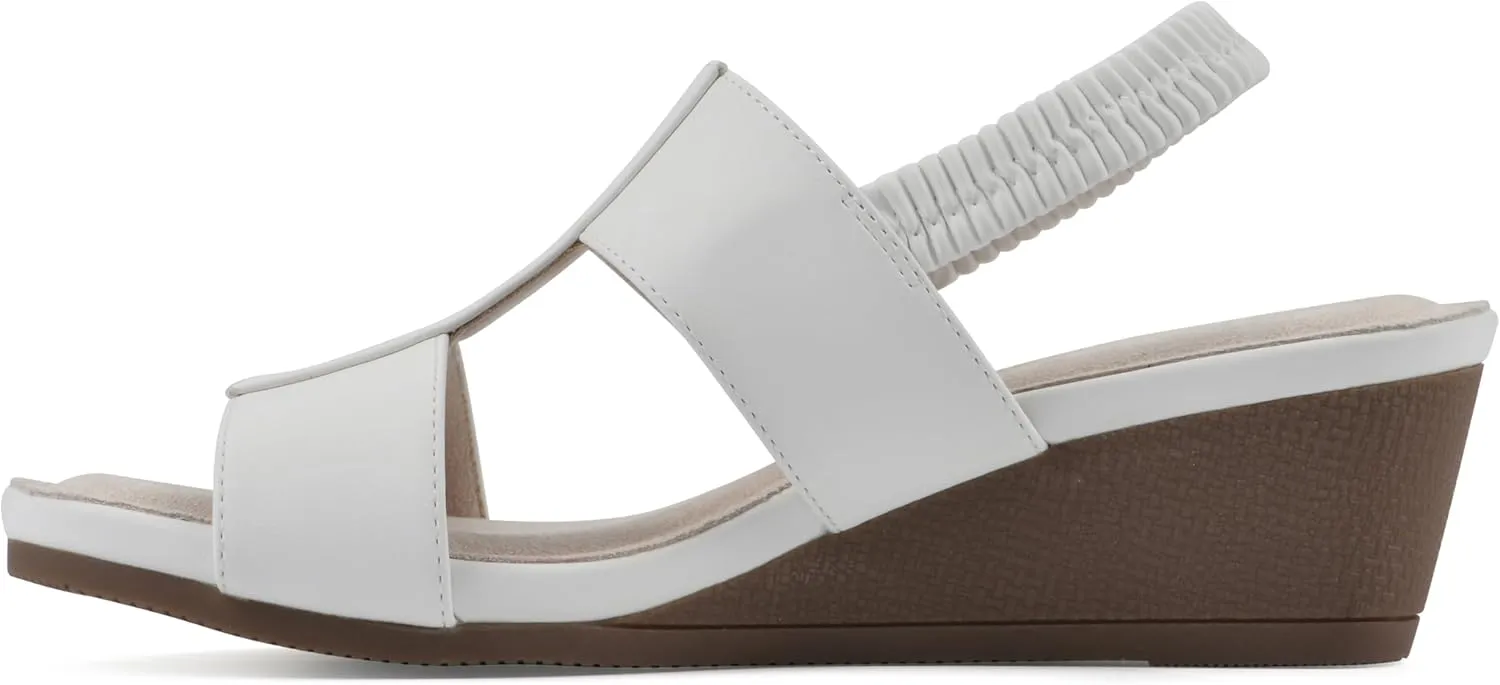 CLIFFS BY WHITE MOUNTAIN Women's Candea Wedge Sandal