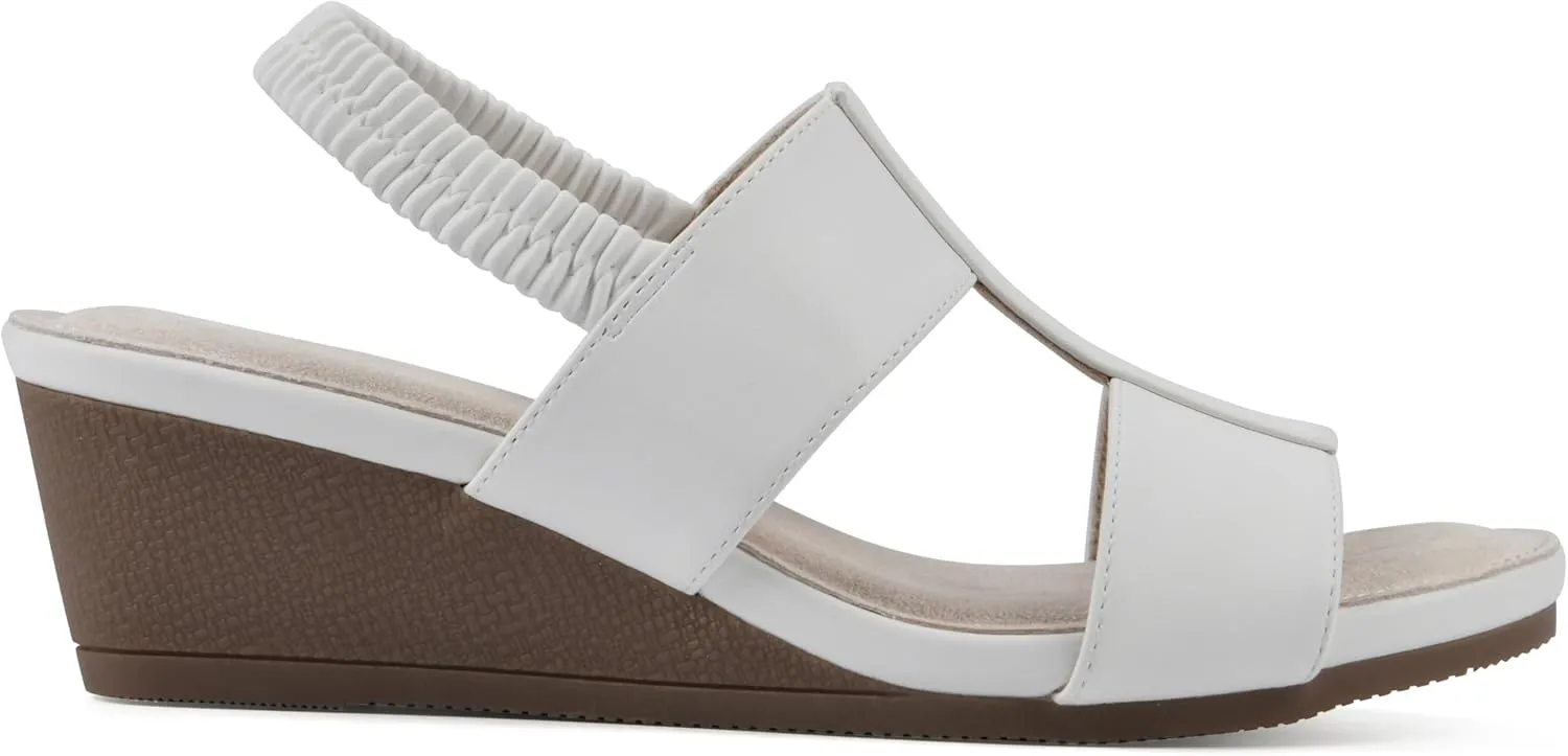 CLIFFS BY WHITE MOUNTAIN Women's Candea Wedge Sandal