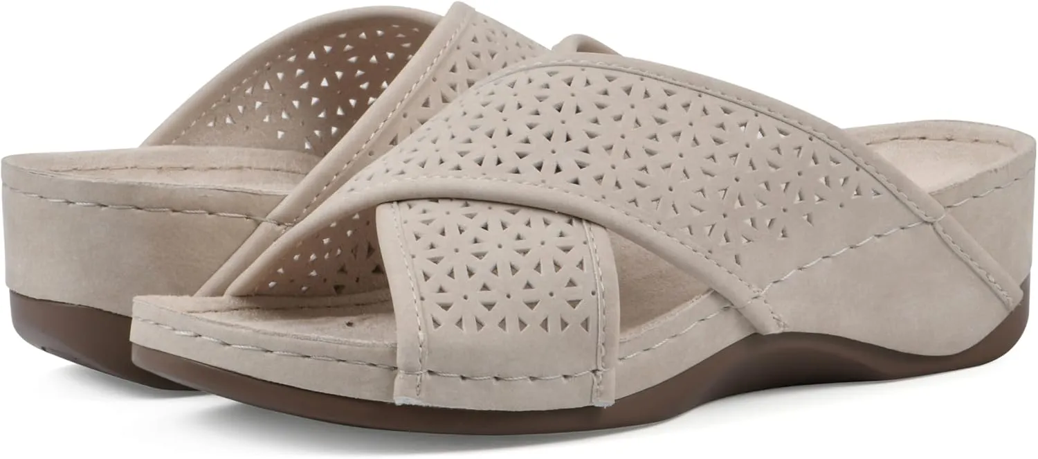 CLIFFS BY WHITE MOUNTAIN Women's Collet Wedge Sandal
