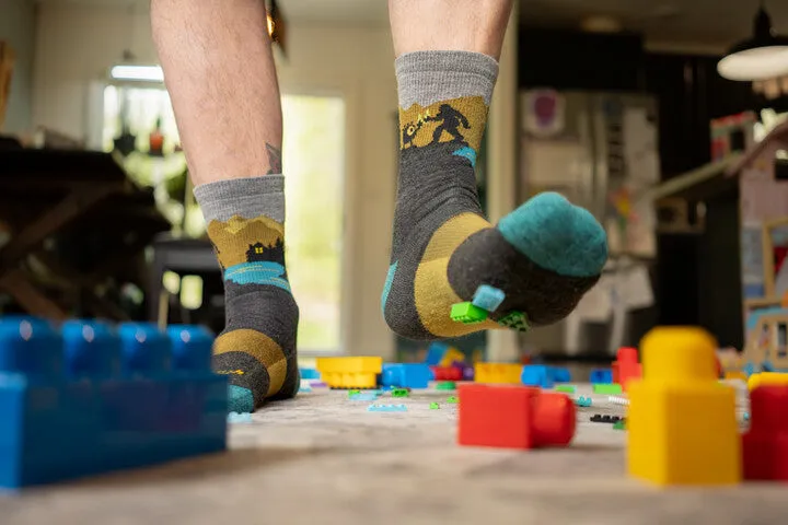 Close Encounters Micro Crew Midweight Hiking Sock - Charcoal