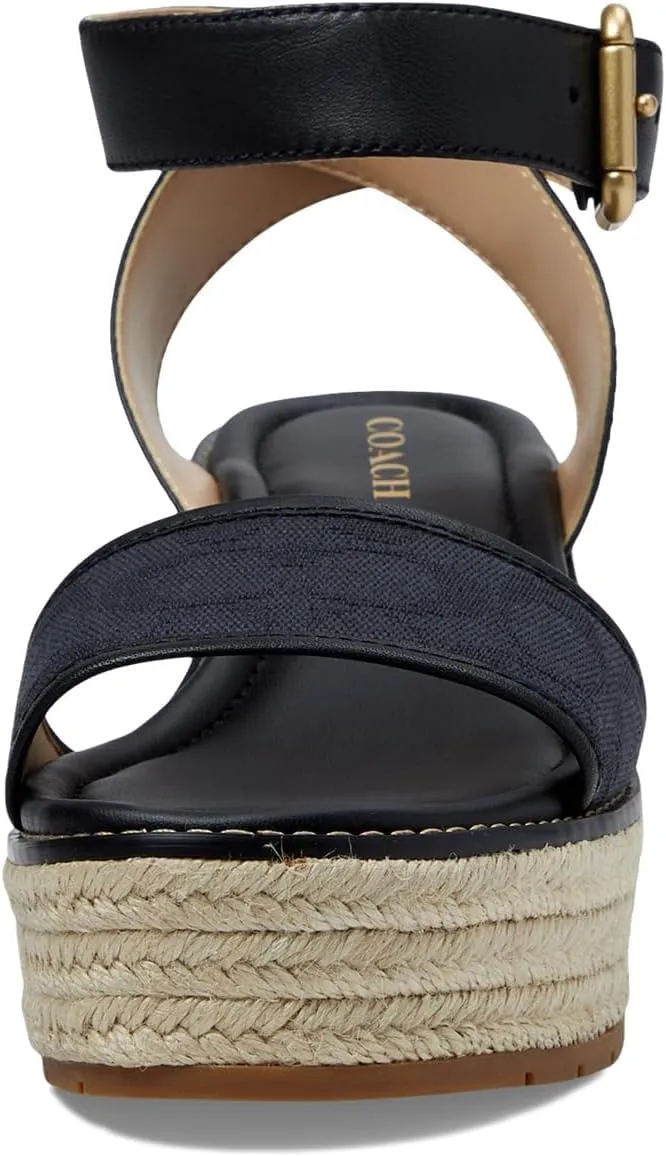 COACH Women's Katherine Signature C Canvas Espadrille Loafer