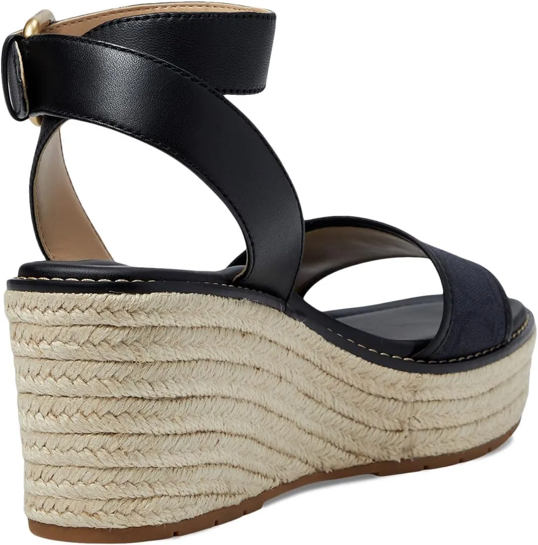 COACH Women's Katherine Signature C Canvas Espadrille Loafer