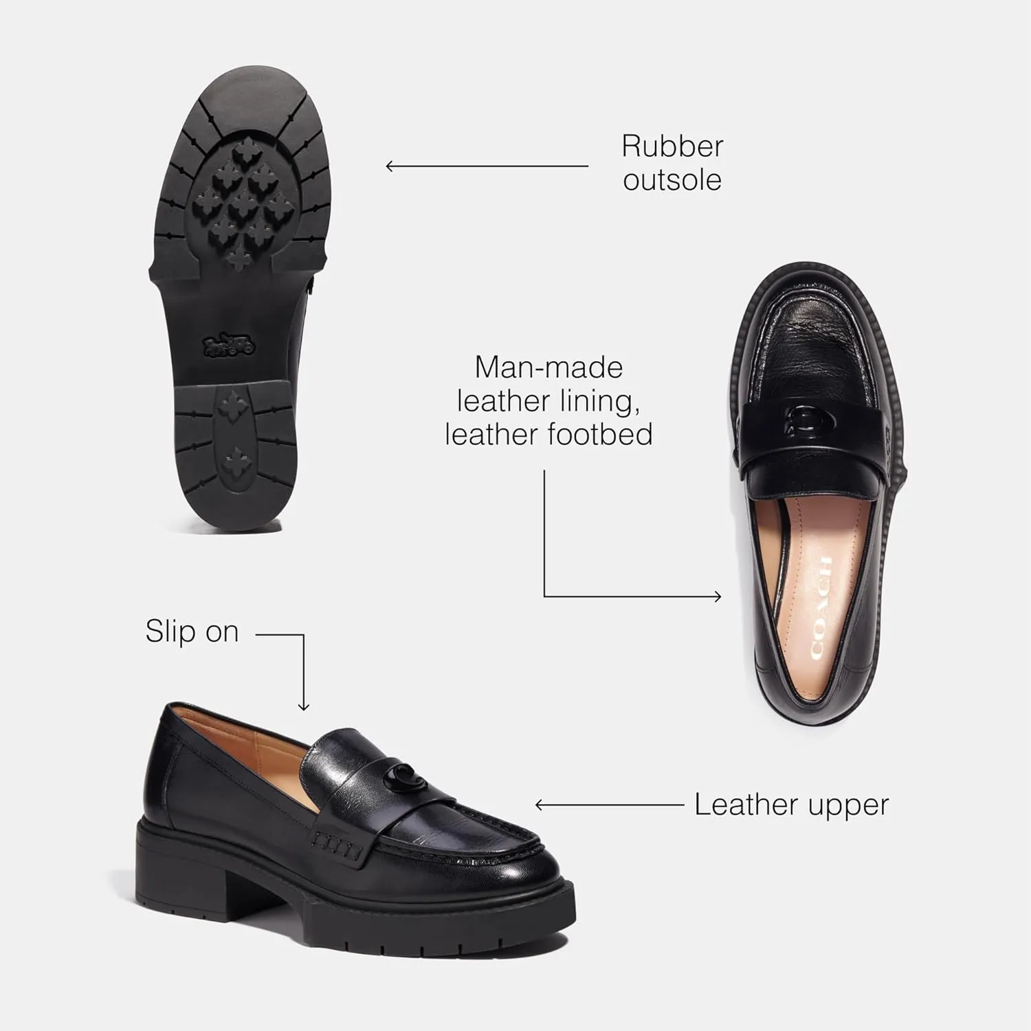 Coach Women's Leah Platform Loafer
