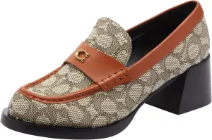 Coach Women's Natalie Signature Textile Jacquard Loafer