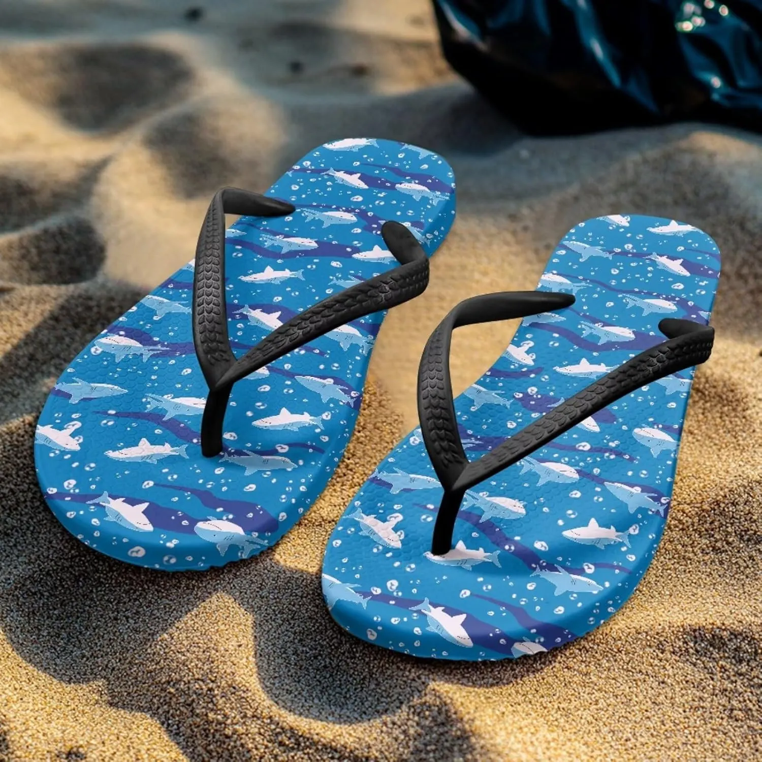 Coloranimal Womens Flip Flops Summer Beach Sandals Non Slip Flip Flops Thong Sandals for Women Lightweight Ladies Slip On Summer Slippers