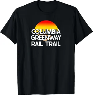 Columbia Greenway Rail Trail USA Rail Trail Biking T-Shirt