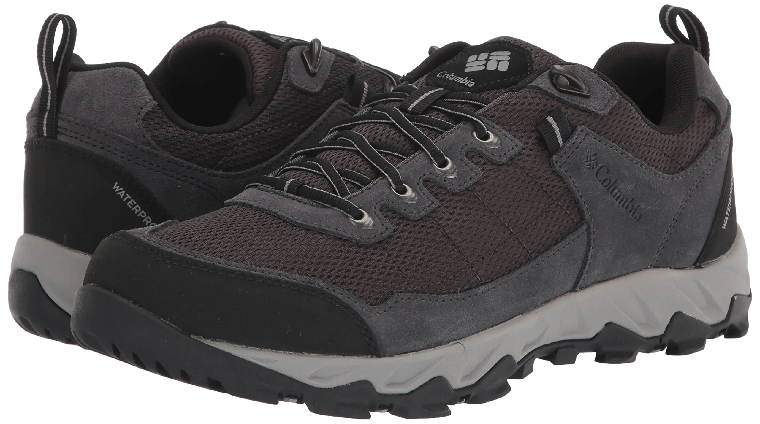 Columbia Men's Valley Pointe Waterproof Hiking Shoe 10.5 Shark/Monument