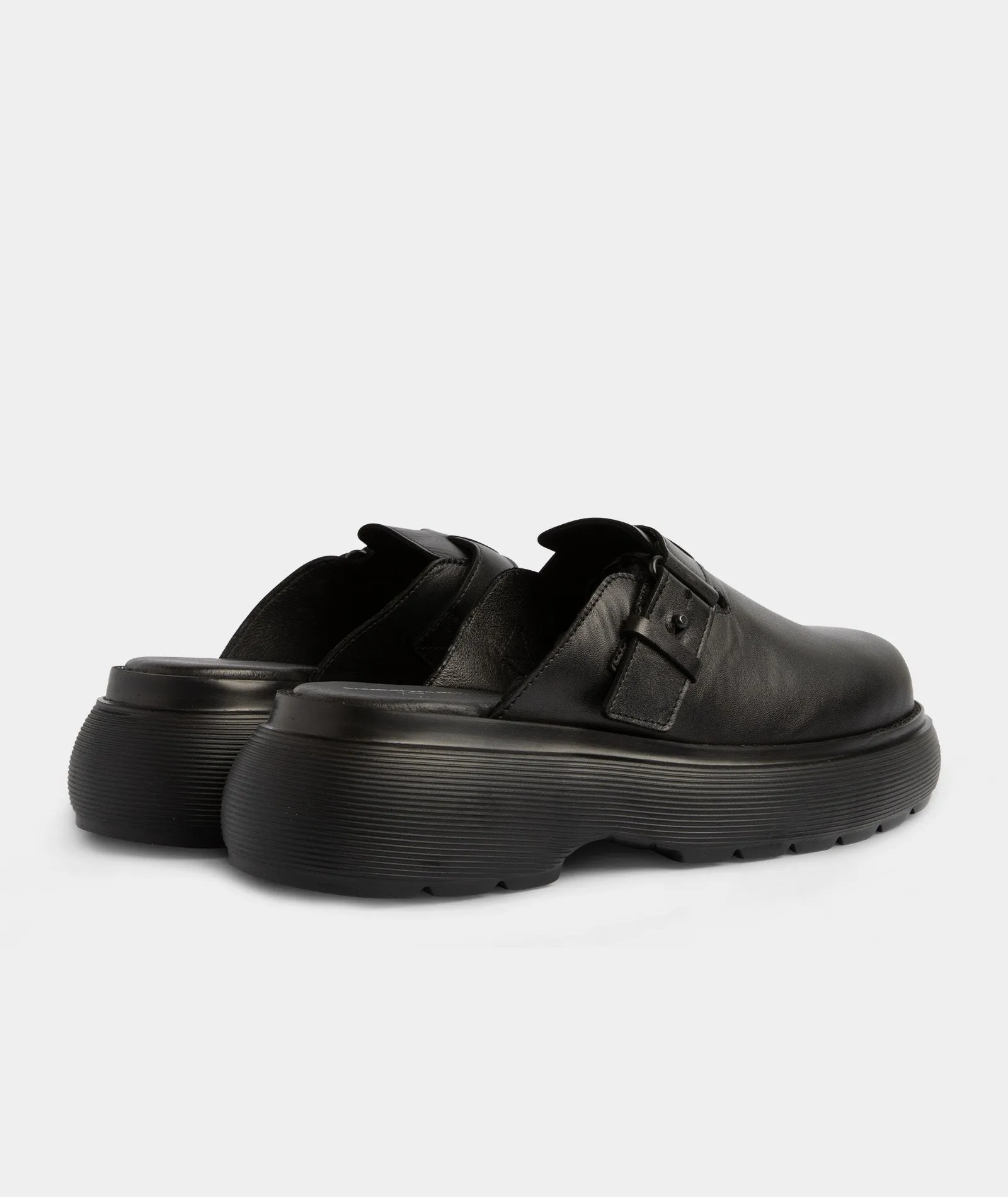 Combo offer Clog - Leather Localized shipping Cloud Black