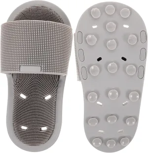 Comfortable Massage Slipper Anti-Slip Foot Washer Soft Silicone Slippers for Men Women