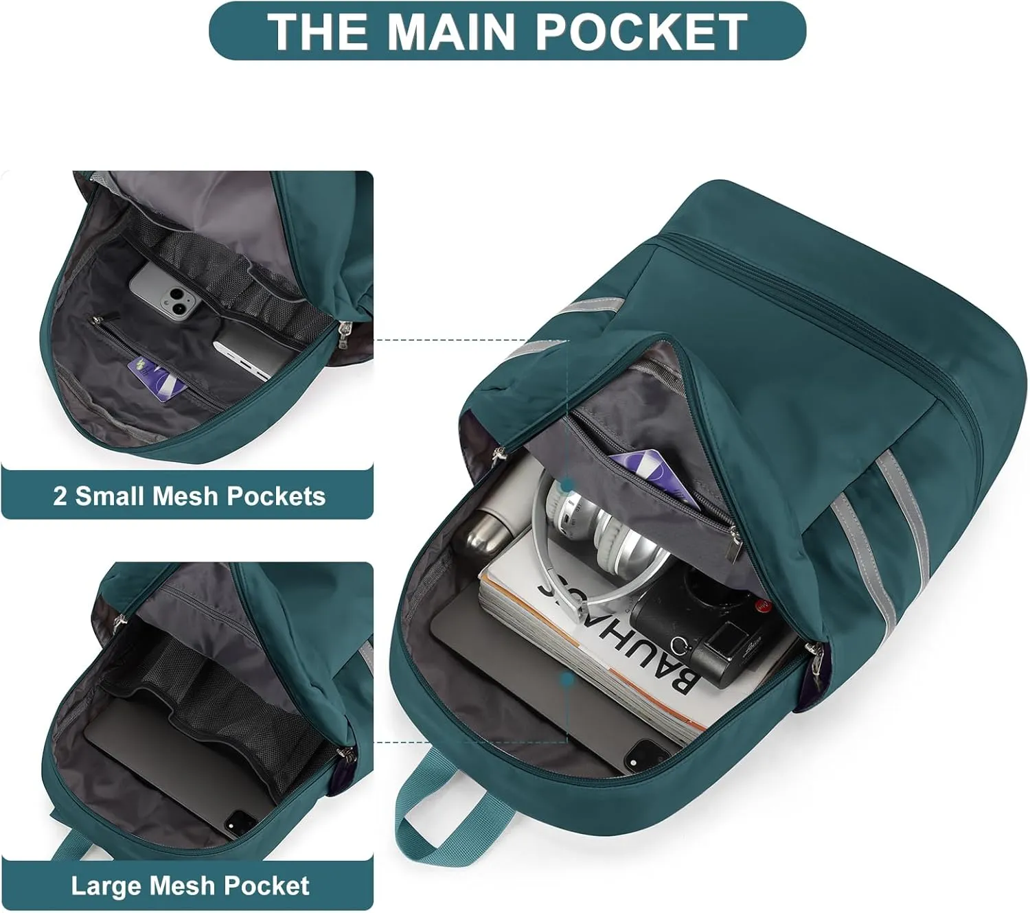 Coofay Gym Backpack for Women - Waterproof, Lightweight, Travel & Workout Sports Bag with Shoe Compartment