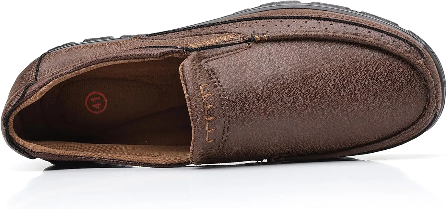 COSIDRAM Mens Casual Loafers Shoes Lightweight Luxury Comfort Bussiness Office Walking Shoes for Male