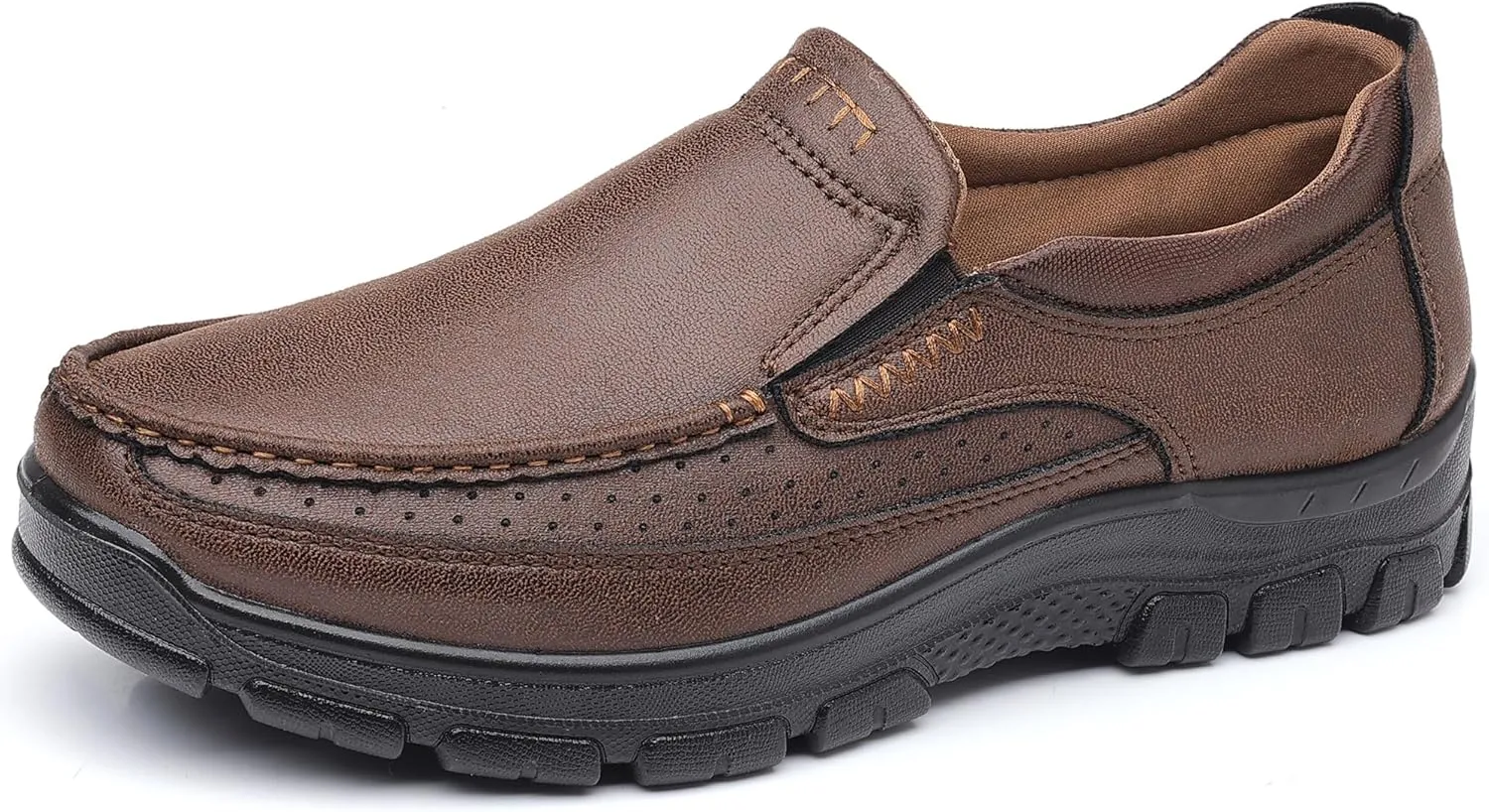 COSIDRAM Mens Casual Loafers Shoes Lightweight Luxury Comfort Bussiness Office Walking Shoes for Male