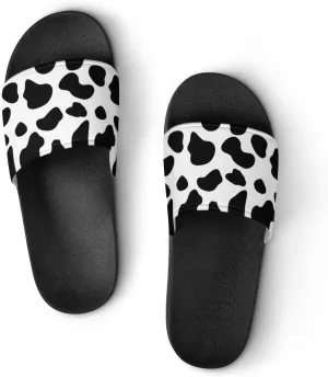 Cow Print Slippers Mens Women Slides Shoes Sandals Non Slip Summer Slipper for Outdoor Beach Home Indoor