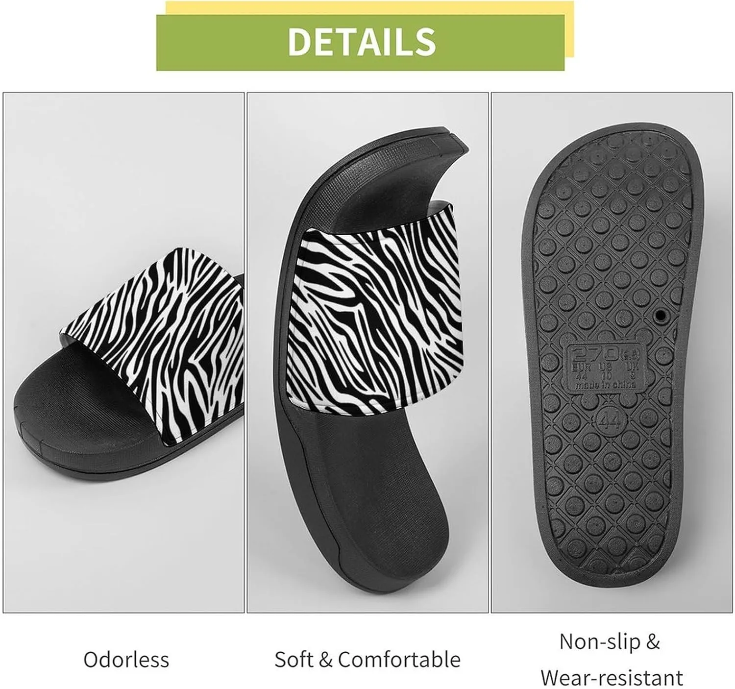 Cow Print Slippers Mens Women Slides Shoes Sandals Non Slip Summer Slipper for Outdoor Beach Home Indoor