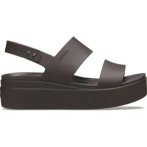 Crocs Brooklyn Low Wedge Sandal Ladies Summer Black