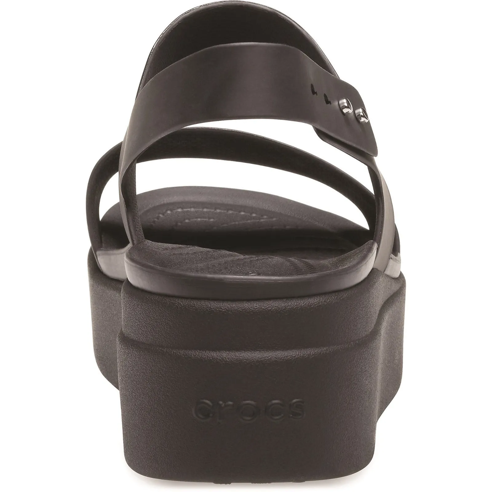 Crocs Brooklyn Low Wedge Sandal Ladies Summer Black