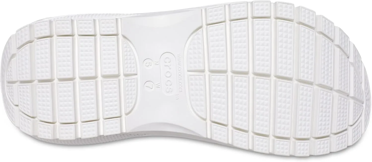 Crocs Unisex Classic Mega Crush Platform Sandals Wedge