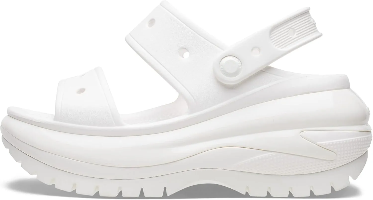 Crocs Unisex Classic Mega Crush Platform Sandals Wedge