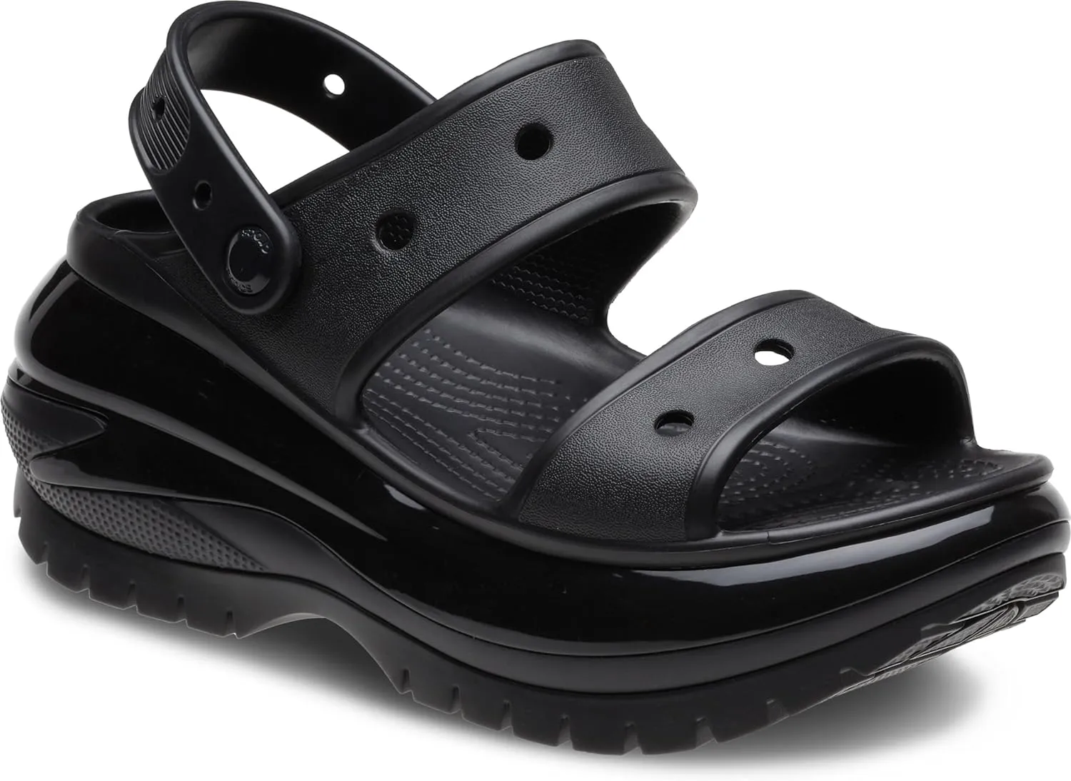 Crocs Unisex Classic Mega Crush Platform Sandals Wedge