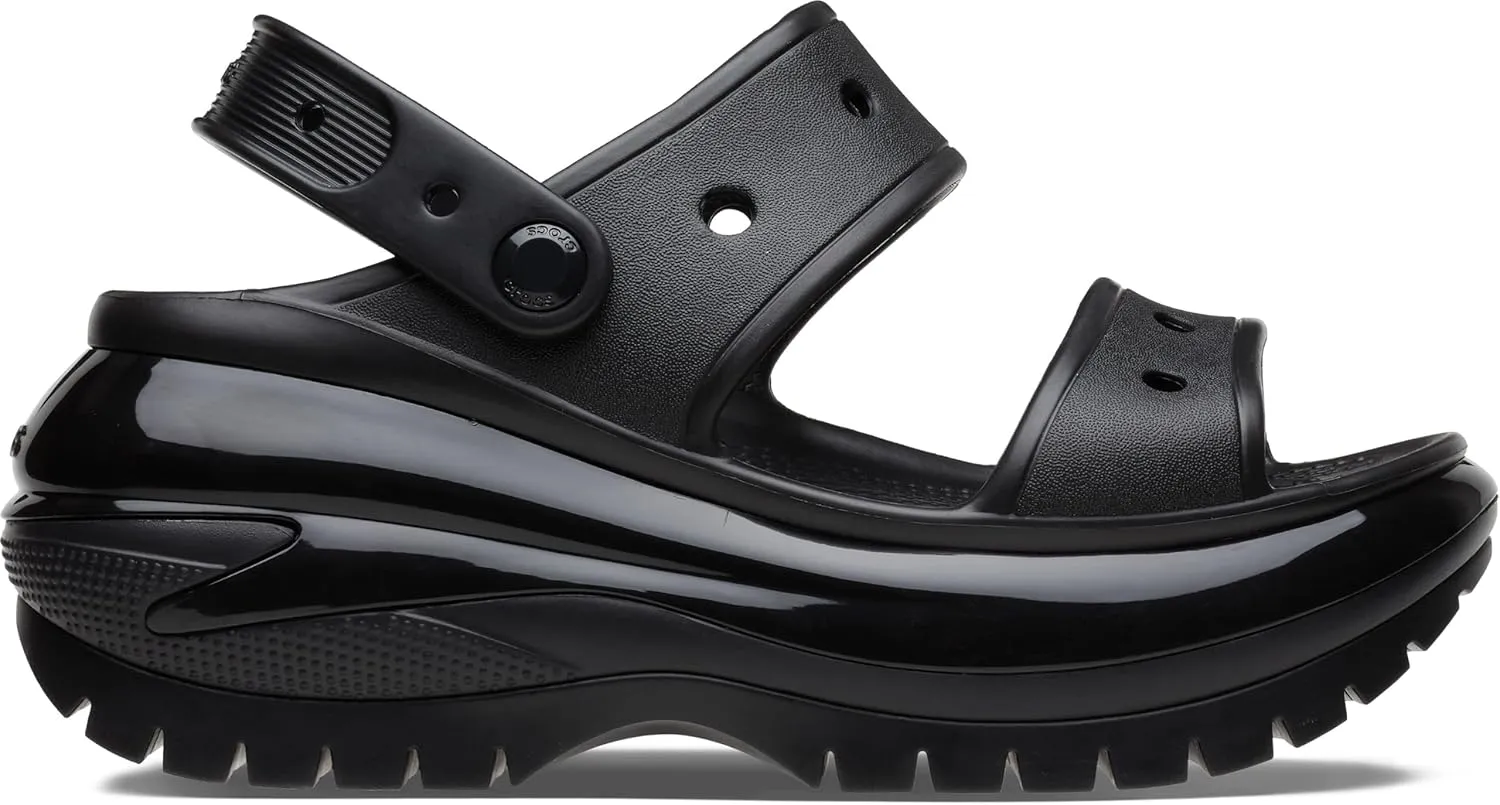 Crocs Unisex Classic Mega Crush Platform Sandals Wedge