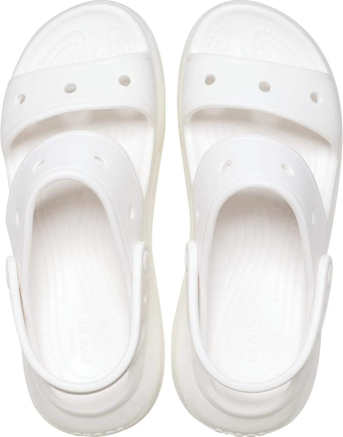 Crocs Unisex Classic Mega Crush Platform Sandals Wedge