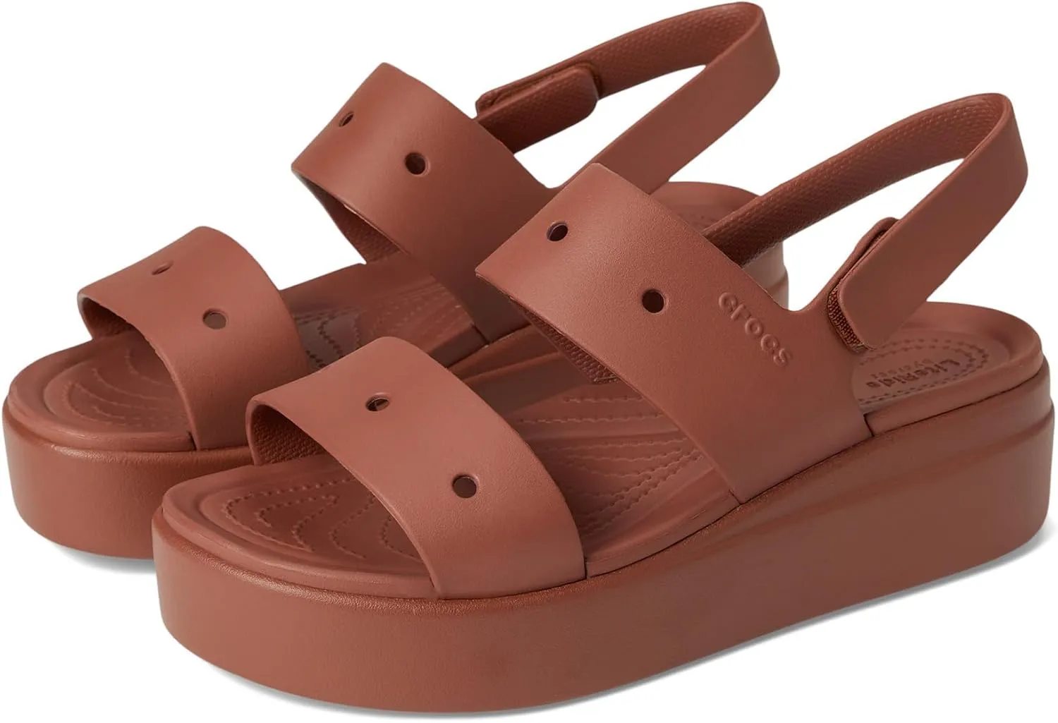 Crocs Women's Brooklyn 4u Low Wedges Sandal