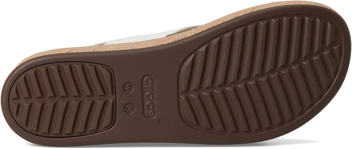 Crocs Women's Brooklyn Cork Low Wedge Sandal