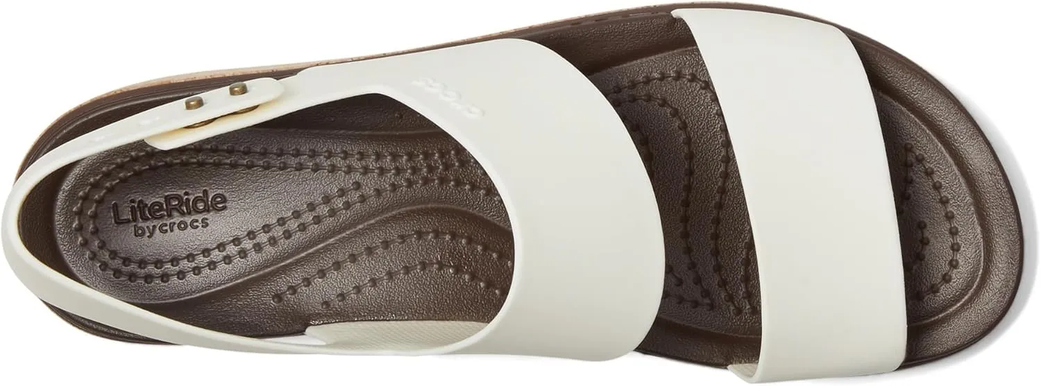 Crocs Women's Brooklyn Cork Low Wedge Sandal