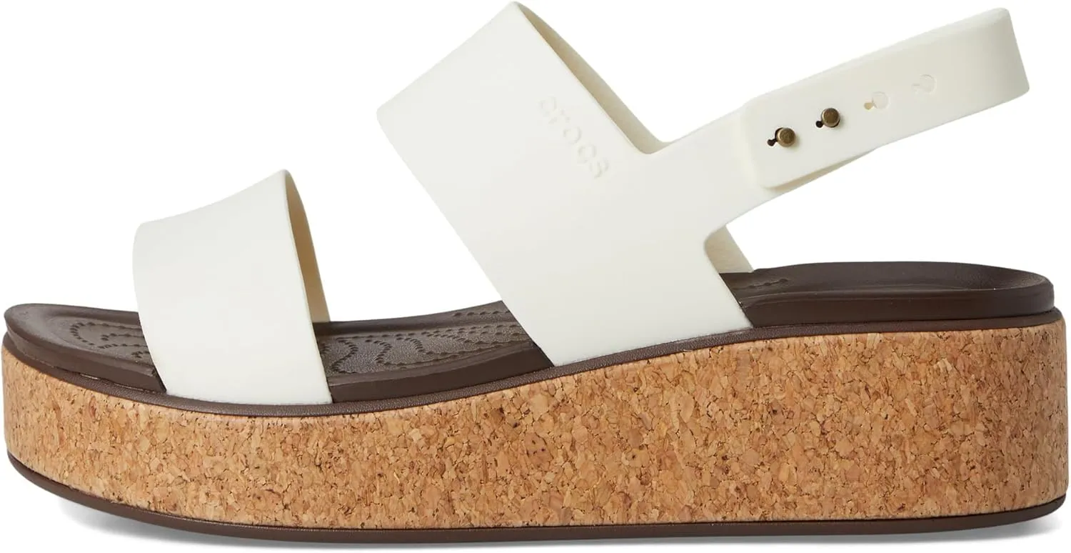 Crocs Women's Brooklyn Cork Low Wedge Sandal