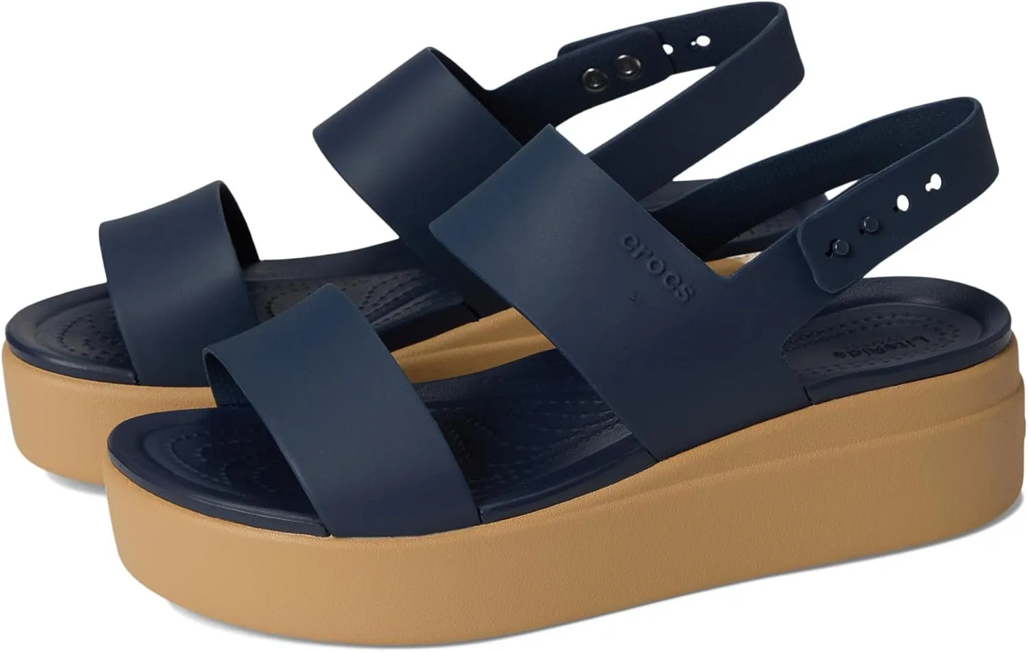 Crocs Women's Brooklyn Low Wedge Sandal
