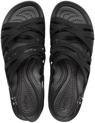 Crocs Women's Brooklyn Strappy Low Wedge Sandal