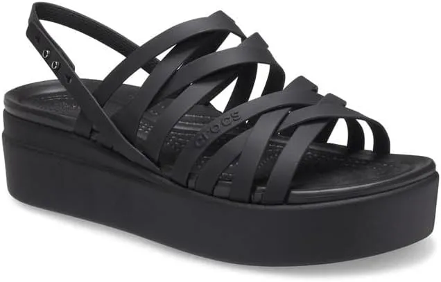 Crocs Women's Brooklyn Strappy Low Wedge Sandal