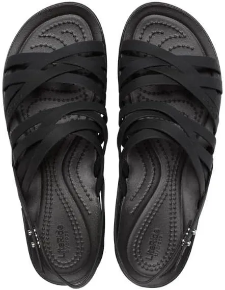Crocs Women's Brooklyn Strappy Low Wedge Sandal