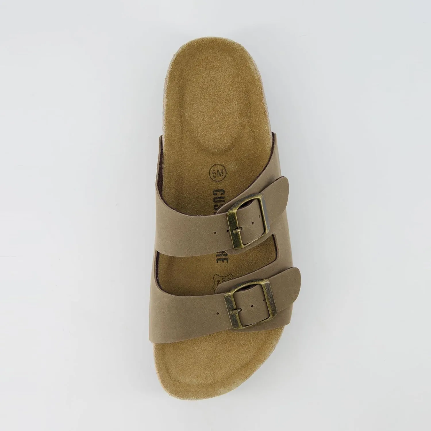 CUSHIONAIRE Women's Plane Platform Footbed Sandal With  Comfort, Wide Widths Available