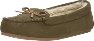 Cushionaire Women's Sabina Moccasin Slipper  Memory Foam