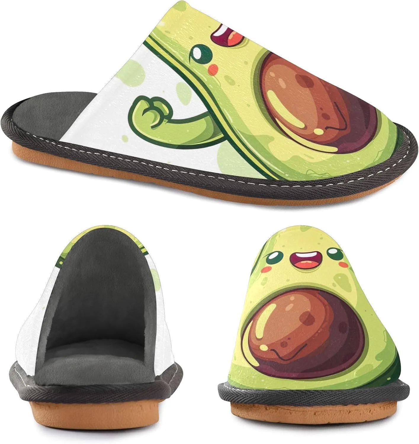 Cute Fuzzy Slippers Mens Houseshoes Women's Indoor Outdoor Slippers Home Slippers for Men