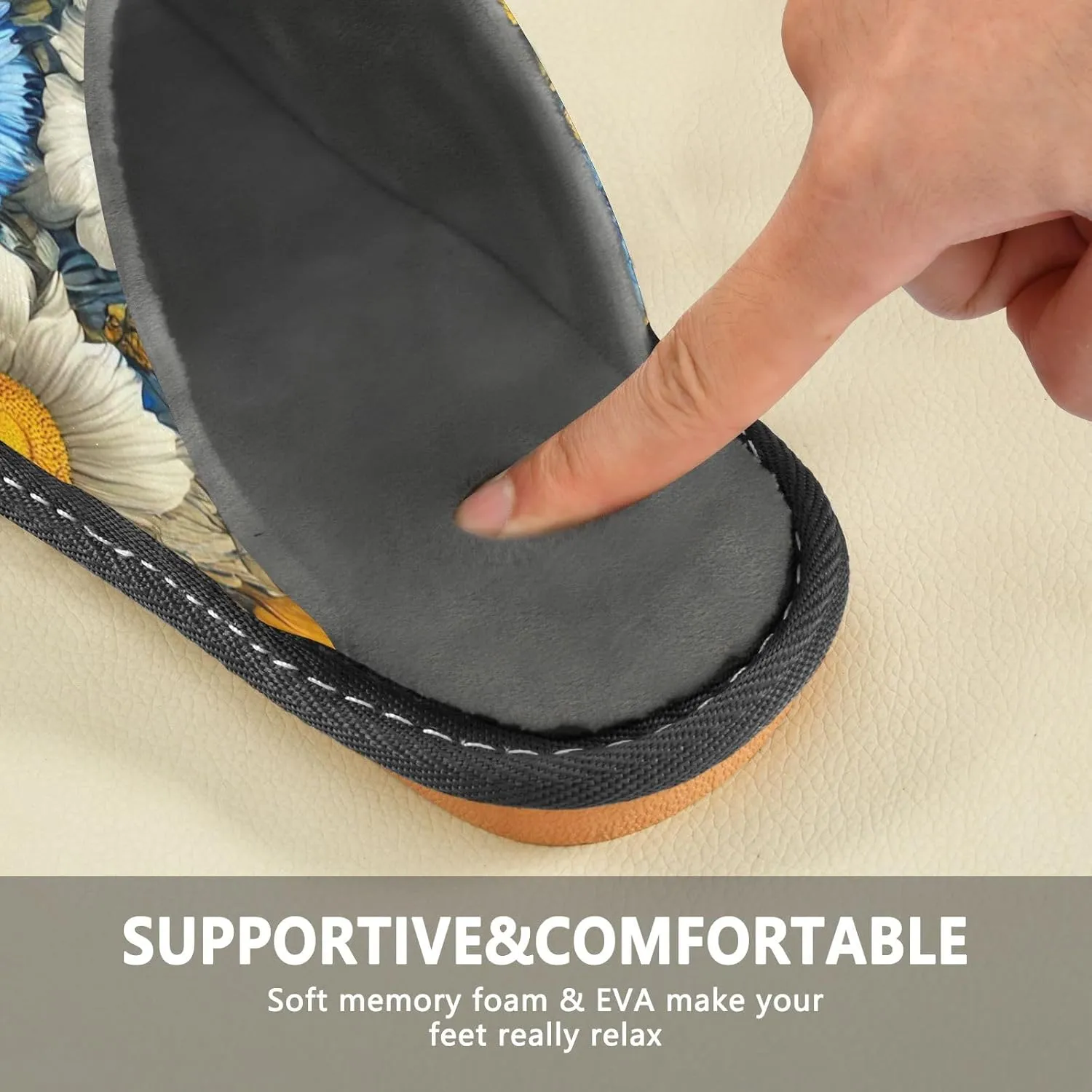 Cute Fuzzy Slippers Mens Houseshoes Women's Indoor Outdoor Slippers Home Slippers for Men