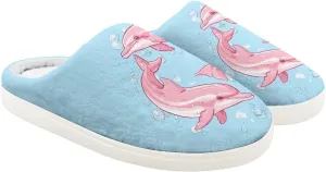 Cute Home Slippers for Girls, Printed Kids House Slippers for Boys, Non Slip Scuff Slippers for Indoor Outdoor