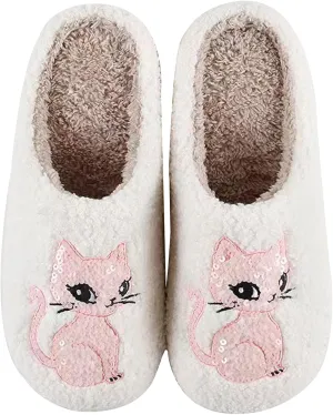 Dachshund Slippers for Women Chicken Slippers for Women Memory Foam Owl Slippers Cute Animal Dog Slipper Fluffy Shoes