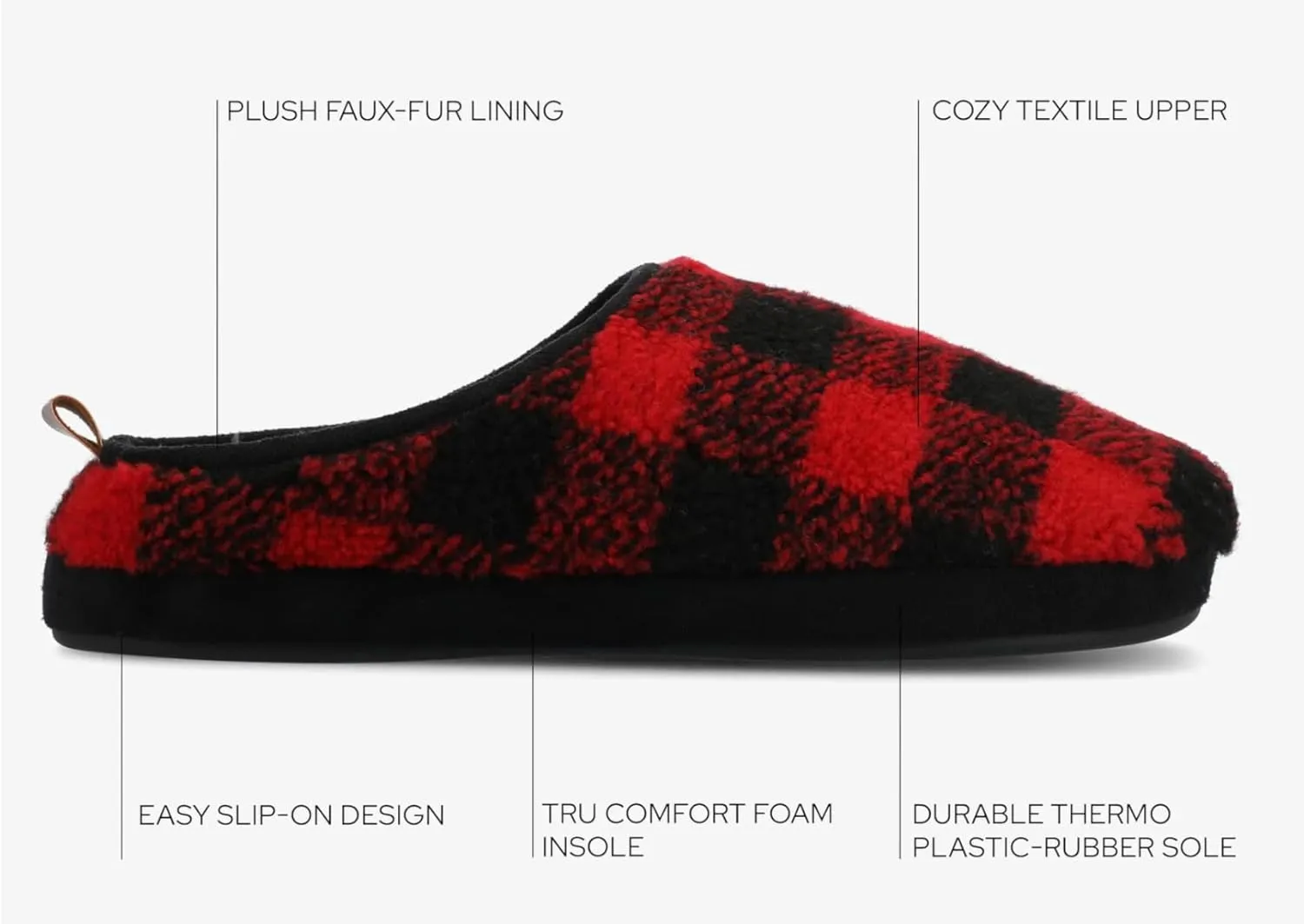 Dakine Men's Bluff Indoor Outdoor Cozy Memory Foam Comfort Slipper