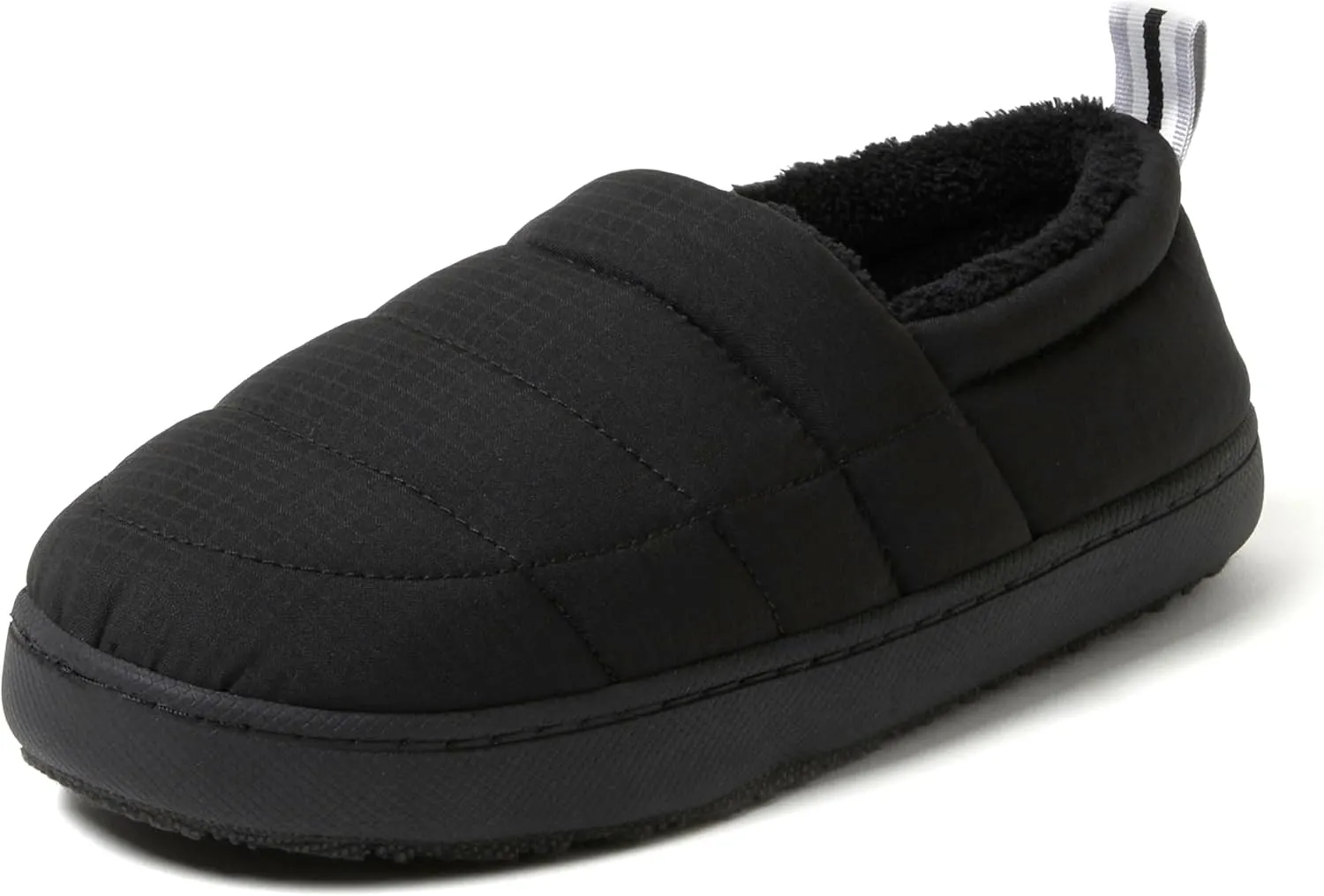 Dearfoams Men's Cullen Ripstop Closed Back Indoor/Outdoor Slipper
