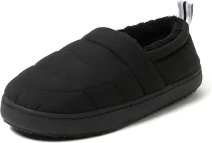 Dearfoams Men's Cullen Ripstop Closed Back Indoor/Outdoor Slipper